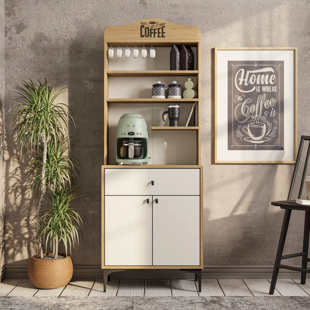 Έπιπλο Coffe Bar, Siesta 5204, 176x35x69 ,All4home